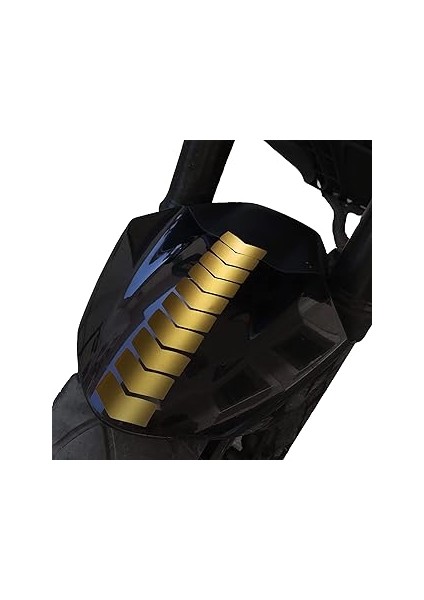 Çınar Extreme Ok Tasarımlı Yaldızlı Gold Çamurluk Kask Sticker