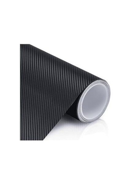 Temiz Pazar Siyah Karbon Kaplama Folyosu 127 cm x 30 cm Tırtıklı 3 D