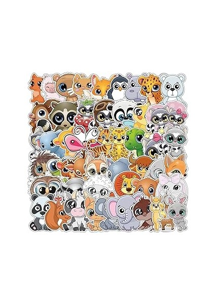 Giftmoda 25'li Su Geçirmez Opak Sticker Seri : 14