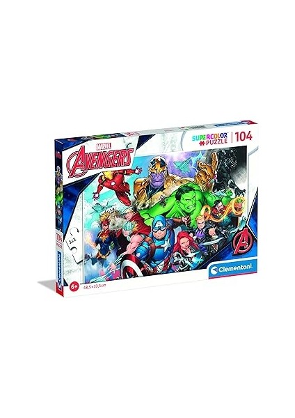 - 104 Parça Puzzle - Avengers - 2