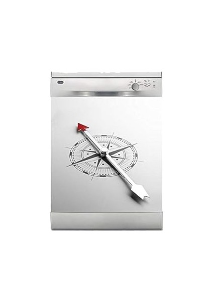 Bulaşık Makinesi Sticker Kaplama Beyaz Eşya Kaplama Pusula