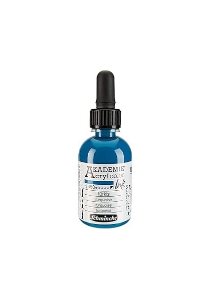 Schmincke Akademie Akrilik Mürekkep 50 ml 450 Turquoise