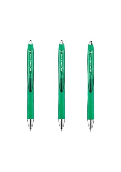 Xberry Jel Kalem 05 mm Iğne Uç Yeşil 04 3'lü Set