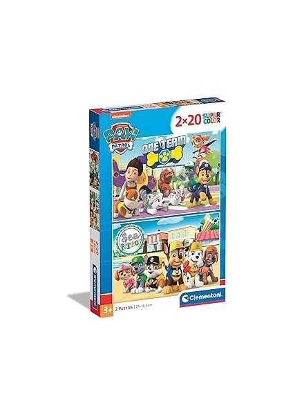 - 2X20 Parça Puzzle - Paw Patrol