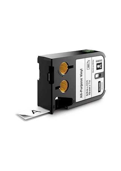 Dymo Xtl, Çok Amaçlı Vinil (19 mm x 7 Mt), Beyaz/siyah - 1868752