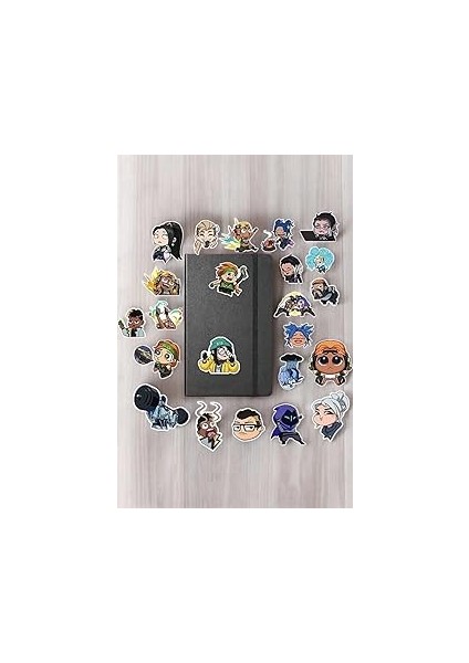 Ms Major Selection Valorant Paketi/bullet Journal Defter Çıkartma Ajanda Laptop Etiket, 8979848497