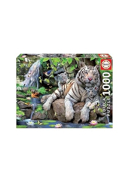 Educa 14808 – Puzzle – Bengalische Beyaz Tiger, 1000 Parça