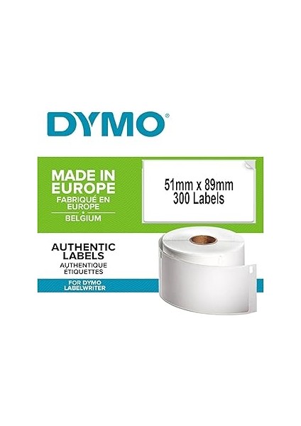 Dymo S0929100, Lw Randevu/isim Yaka Kart Etiketi, (51X89 Mm) 300 Etiket/padet