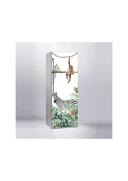 Buzdolabı Sticker Kaplama Dolap Kaplama Etiketi Hayvanlar