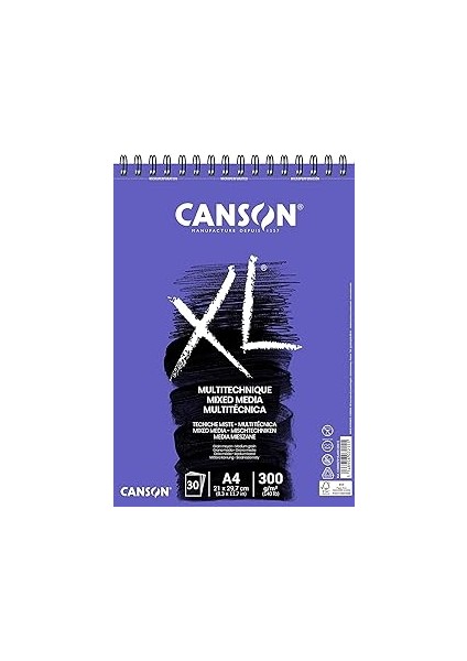Canson Spp Canxl Mix Media 30S A4 300G Çok Amaçlı Blok
