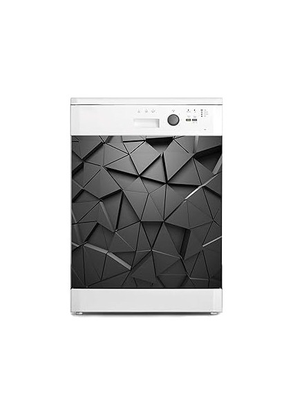 Bulaşık Makinesi Sticker Kaplama Beyaz Eşya Kaplama 3D Tangram