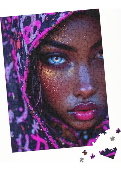 500 Parça Puzzle Renklerin Sessiz Yolcusu Kaplumbağa