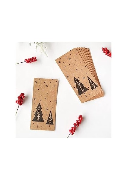 Kraft Etiket, Çam 20 Adet