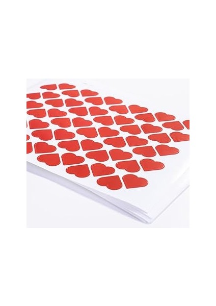 Bimotif Dikey Şerit Kalpli Sticker Seti, 900 Adet