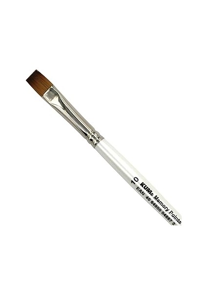 Kum Memory Point Sentetik Fırça, Düz Uçlu, Fırça No: 10