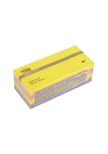 Post-It Yap. Not K. Basic 51X51 100YP 12Lİ653BN-BR