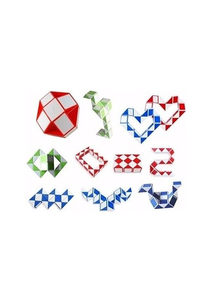 24 Parça Snake Rubik Yılan Zeka Küpü Küçük Boy BAMBMNM268