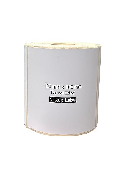 Nexup Label - 100X100 mm Termal Etiket, Barkod/adres/kargo Termal Etiketleri, Zebra ve Diğer Yazıcı