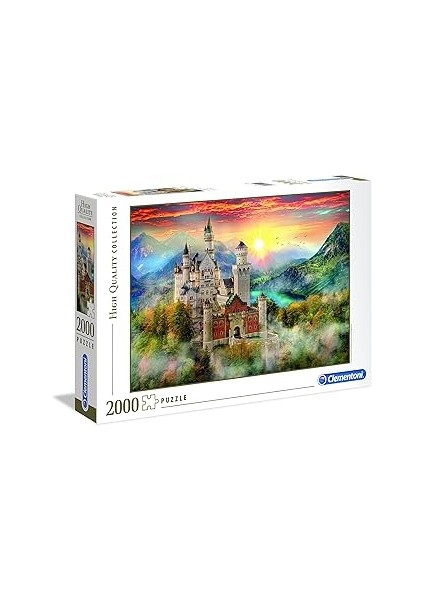 - 2000 Parça Yetişkin Puzzle - Neuschwanstein - 32559