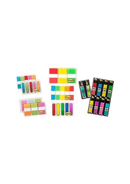 Post-It Bayraklar ve Sekmeler Değer Paketi, Ultimate Business ve Study Pack, 956 Organizasyon