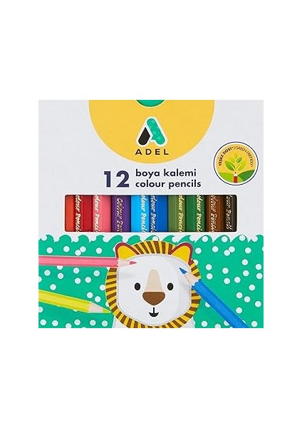 Boya Kalemi, Yarım Boy, 12 R. (Fsc)