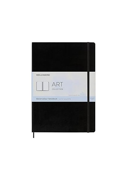 Moleskine Yaratıcı Not Defteri, Sulu Boya Not Defteri, Cep, A6, 200 G Sulu Boya Kağıdı, Sert Kapak,
