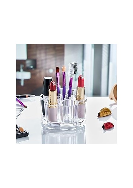 Akrilik Papatya Makyaj Organizeri, Papatya Ruj ve Kalem Organizeri, Akrilik Makyaj Organize