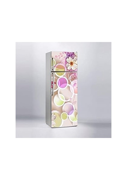 Buzdolabı Sticker Kaplama Dolap Kaplama Etiketi Renkli Yuvarlak