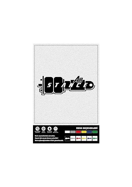 Air Stance Sticker 15 x 5 cm