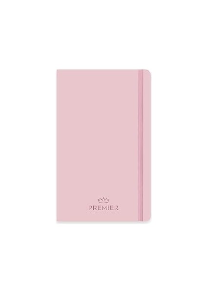 Keskin Color 9X14 80 Yaprak Çizgili Ciltli Premier Defter - Pembe