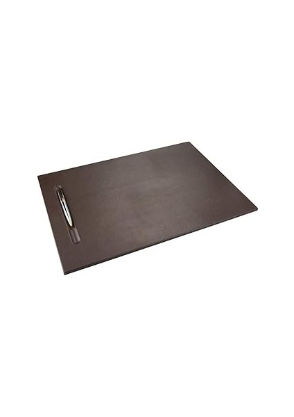 2k 575-2 Sümen Takımı Mdf Malzemeden Suni Deri Kaplı Tek Parça Pad Toplantı Sümeni 45X32 Cm, Kahve