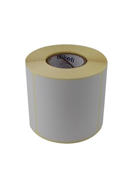 Hazır Etiketler , Hazır Al Hızlı Al Eko Termal Etiket 80MM x 80MM Ruloda 500 Adet 40MM Kuka Çapında