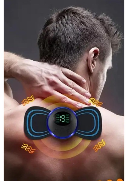 LCD Ekranlı Şarjlı Kelebek Masaj Bandı, 8 Modlu Kas Stimülatörü modelleri