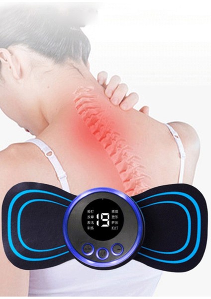 LCD Ekranlı Şarjlı Kelebek Masaj Bandı, 8 Modlu Kas Stimülatörü indirimleri