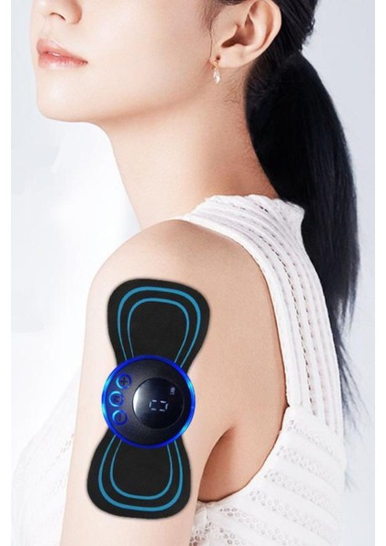 LCD Ekranlı Şarjlı Kelebek Masaj Bandı, 8 Modlu Kas Stimülatörü