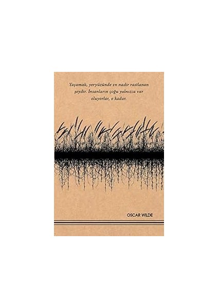 Oscar Wilde Kraft Defter