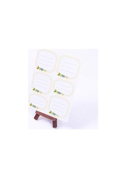 Bimotif Açık Sarı Not Sticker Seti, A5 2 Sayfa