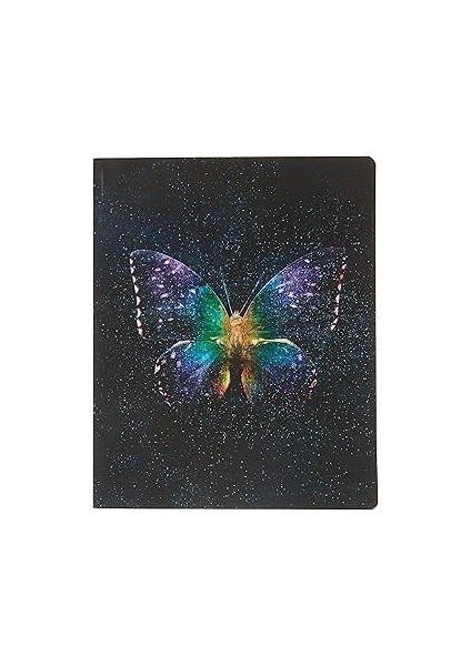 Keskin Color 20X25 80YP. Kareli Bind Note Butterfly Ciltli Butik Defter