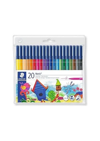 Staedtler 326 WP20 Noris Clup Keçeli Kalem 1.0 mm 20'li