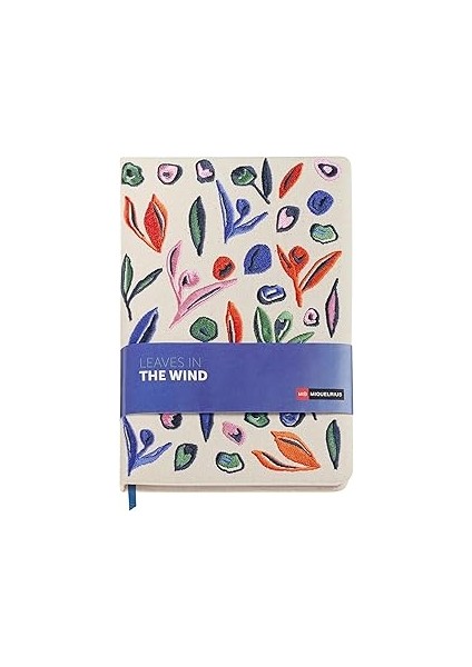 Miquelrius Defter Mr A5 Kabartma Yaprak Desen