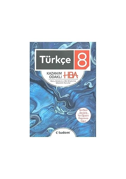 Tudem 8. Sınıf Türkçe Kazanım Odaklı Hba