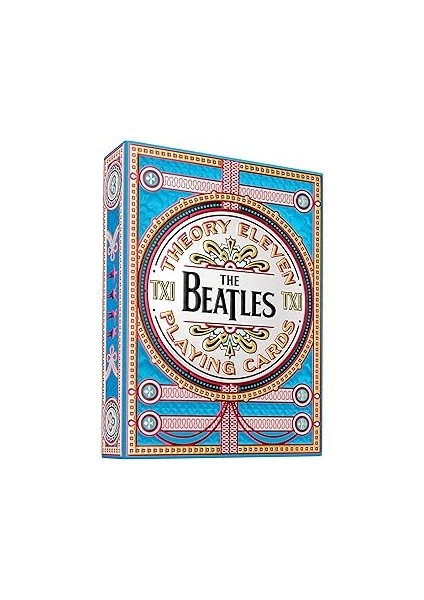 THEORY11 The Beatles Premium Oyun Kartları – Mavi Deste