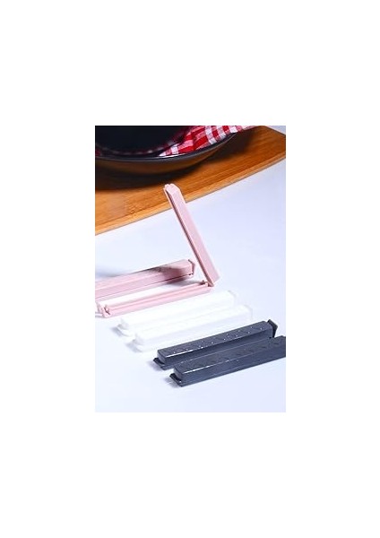 Porselen Diyarı 12 Adet Poşet Klips Ambalaj ve Torba Kapatma Aparatı Poşet Klipsi 12'li