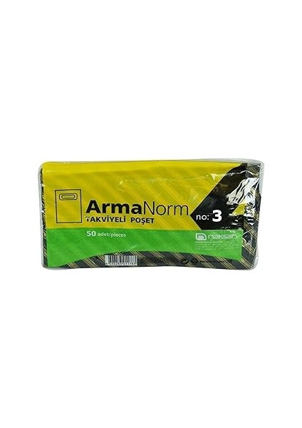 Naksan Takviyeli Ince Desenli Çizgili Siyah Çanta Poşet Torba - 3 - 33X45 Cm. - 50 Adetlik Paket