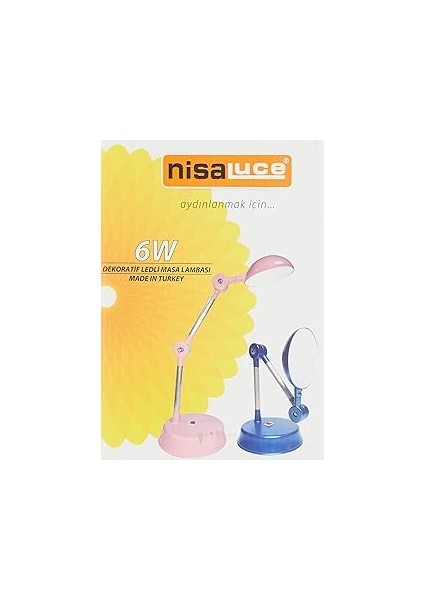 Nisaluce Ledlı Masa Lambası Beyaz