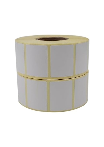 Hazır Etiketler , Hazır Al Hızlı Al Kuşe Etiket 40MM x 30MM Ruloda 1500X2 Adet 2 Rulo 40MM Kuka Çap