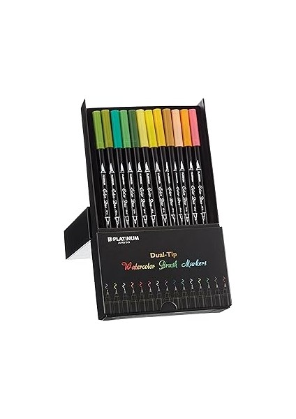 Platinum Cf-A Kutulu Çift Taraflı 36'lı Brush Pen