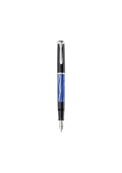 Pelikan Klasik Seri M205 Marble Blue Dolma Kalem - Ef