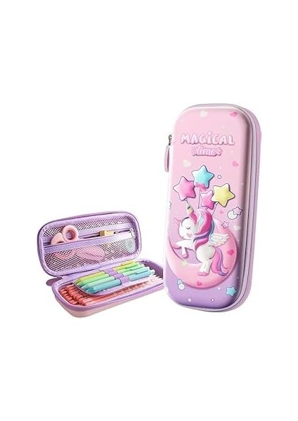 Valkyrie 3 Boyutlu Ay Yıldız Balon Su Geçirmez Kalem Kutusu