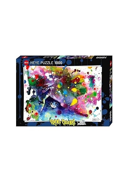 Heye 29825 Meow Standard 1000 Parça, Lara Zombie, Free Colours